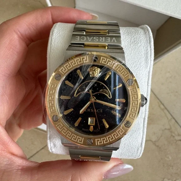 Versace GRECA LOGO MOONPHASE WATCH
